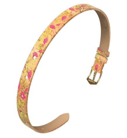 CORK BRACELET ROSE