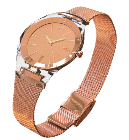 SLIM42 MESH ROSE GOLD